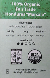100% Organic Fair Trade Honduras "Finca La Joya" Juan Carlos Amaya Honey
