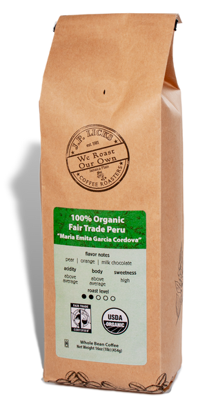 100% Organic Fair Trade Peru “Maria Emita Garcia Cordova”